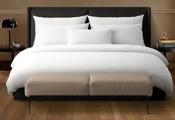 100% pure white Egyptian duvet cover set including 2 pillow cases