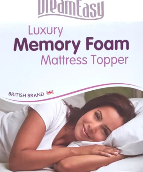British made memory foam mattress topper 5 cm deep